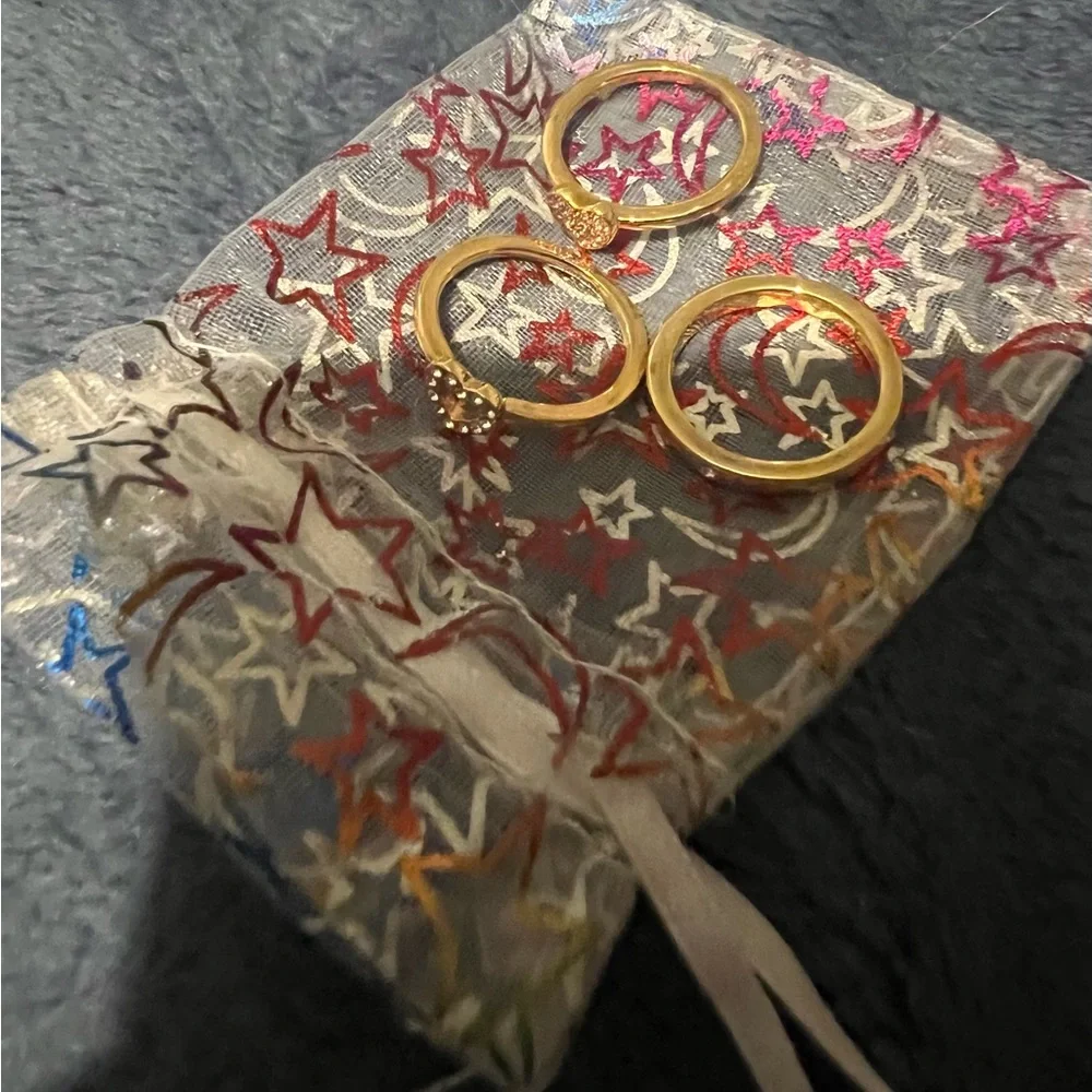 Coach Gold Rings Set - Picture 2 of 9